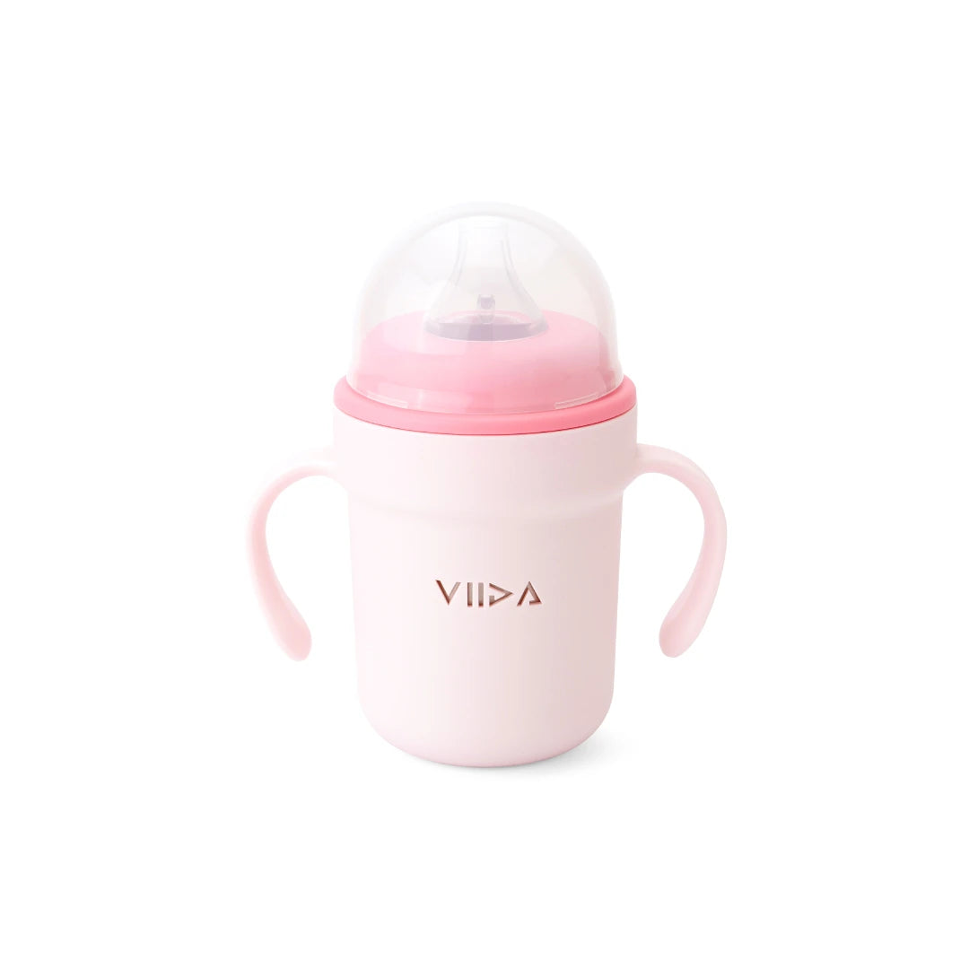 Pobi Cup 260ml - Powder Pink Stainless Steel Toddler Cup