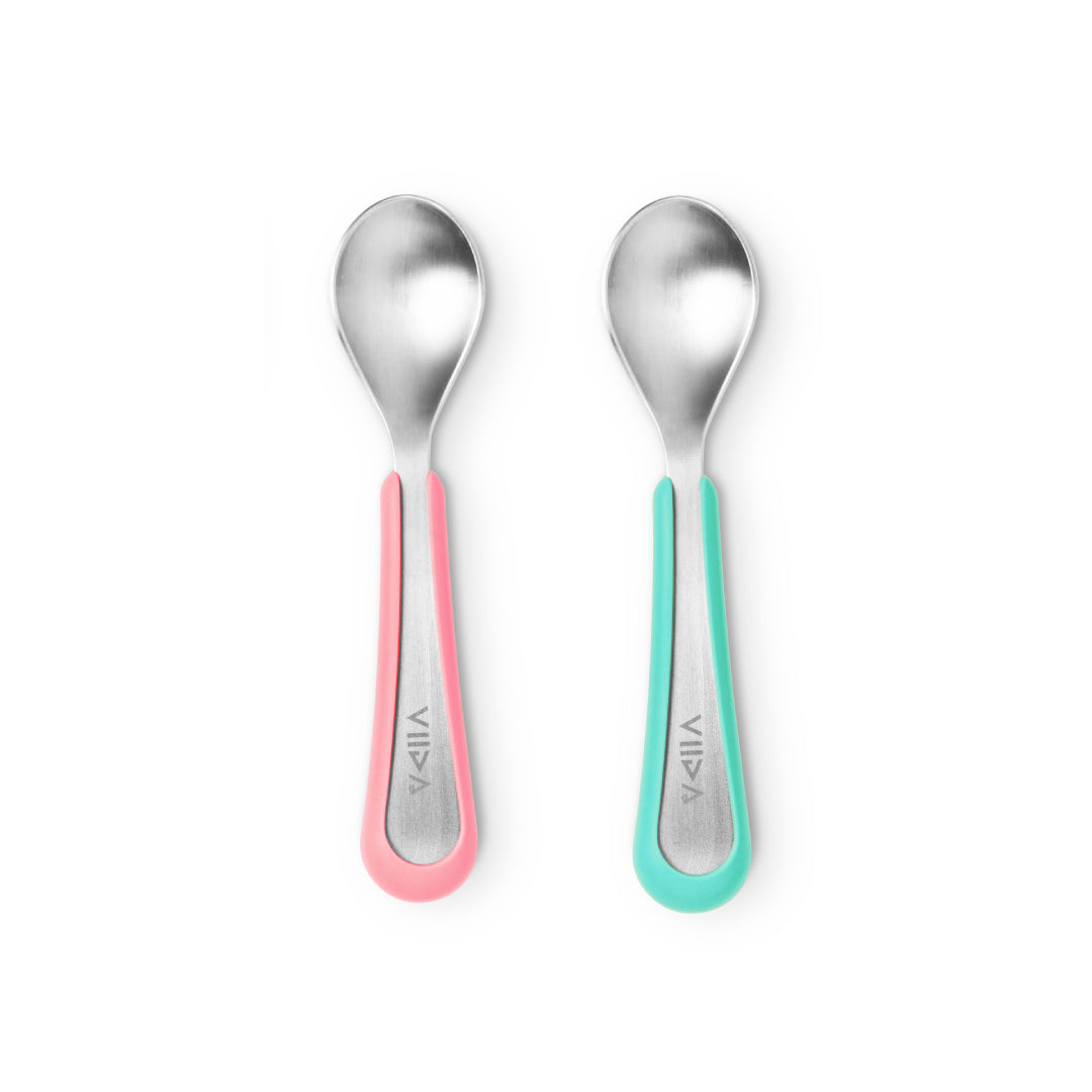 Soufflé Large Antibacterial Stainless Steel Spoons Set