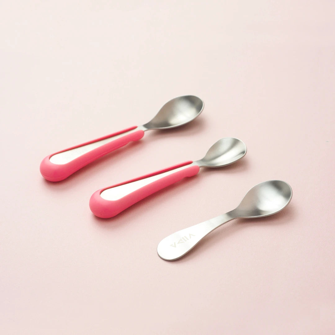 Soufflé Extra-Small Antibacterial Stainless Steel Spoon